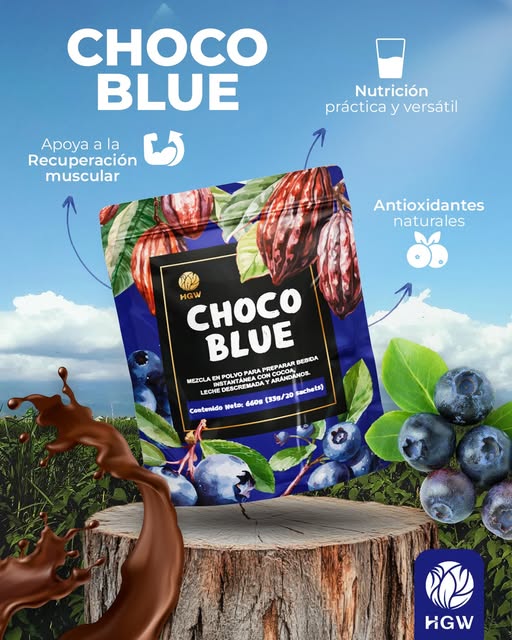 Choco Blue – Chocolate con Arandanos