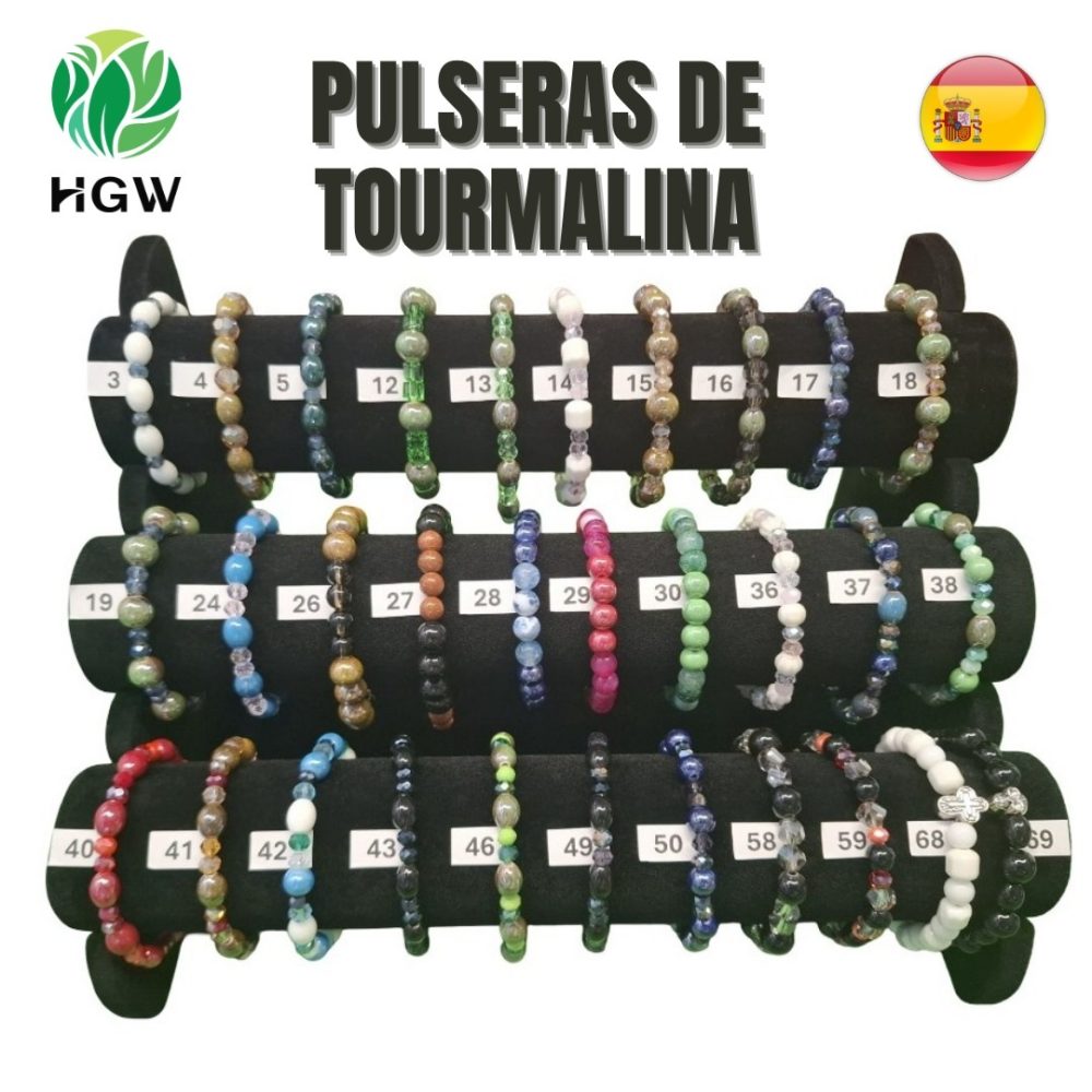 PULSERAS DE TURMALINA HGW