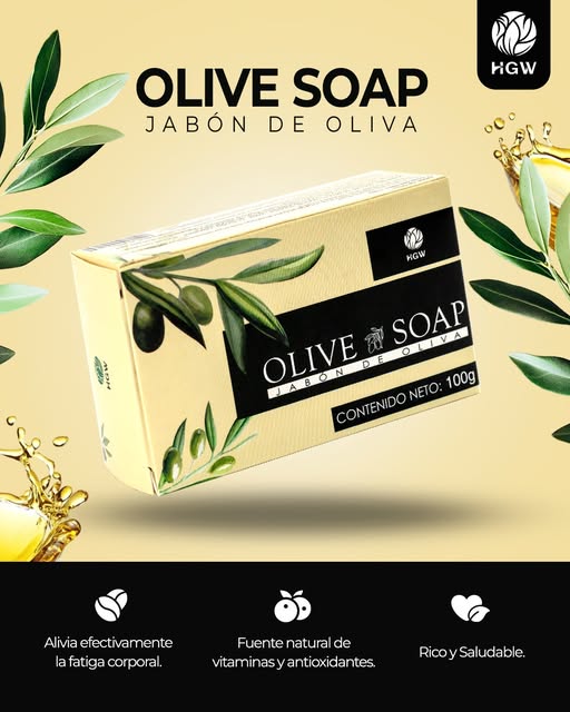 Olive Soap Jabon de oliva hgw
