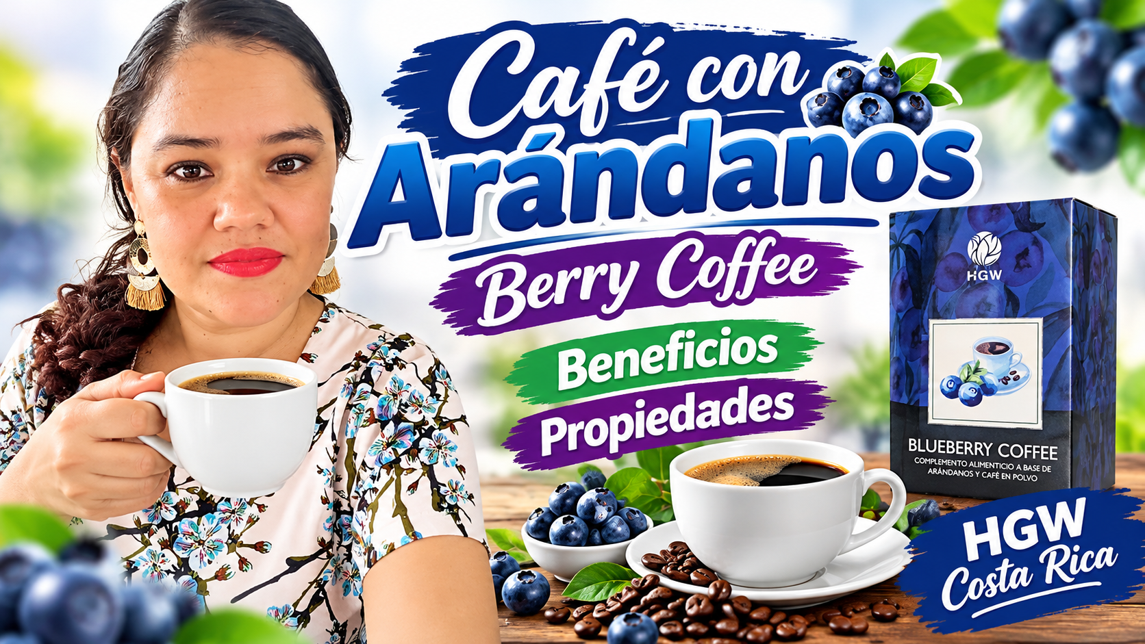 Café con Arándanos HGW, Beneficios