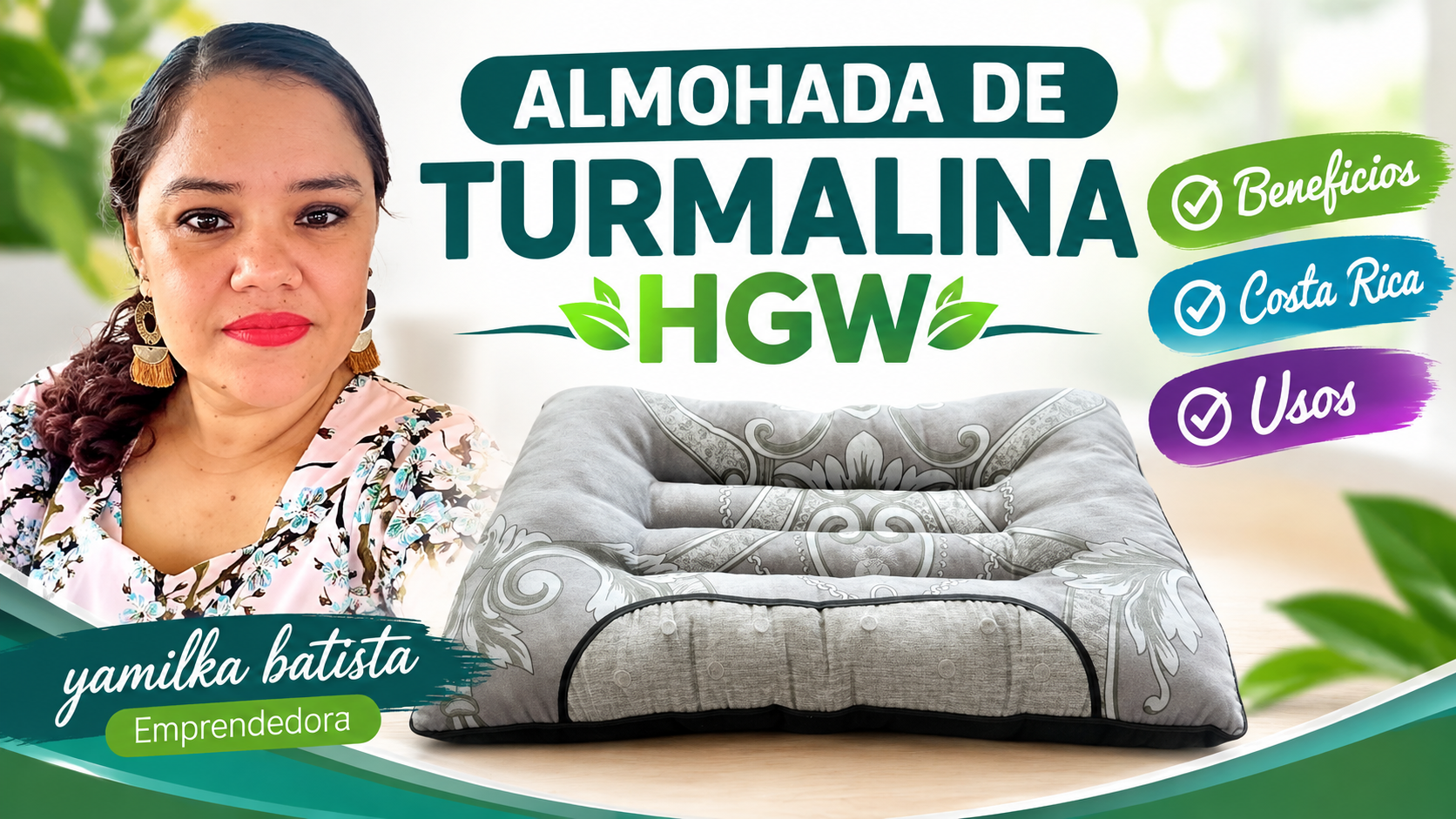 ALMOHADA DE TURMALINA HGW, Beneficios