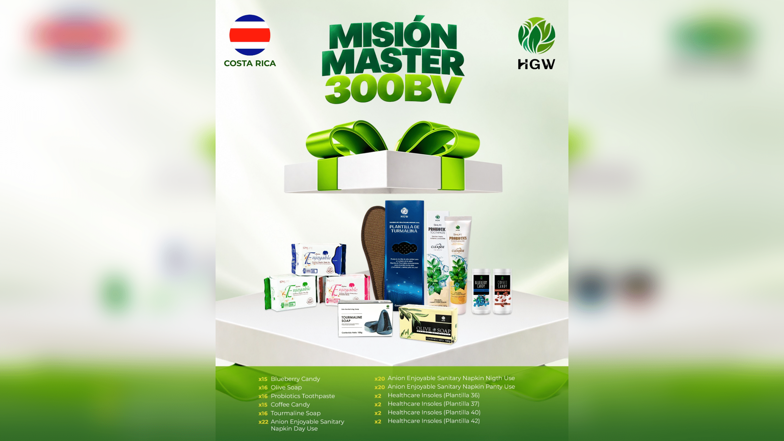 Hazte Master con solo 300 BV: promo HGW Costa Rica
